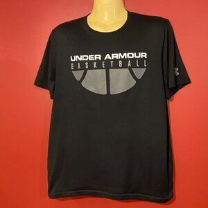 Under Armour Men's Black Basketball T-shirt - Size Medium
